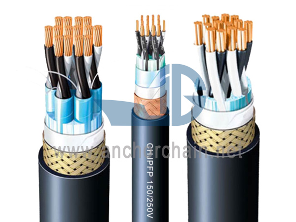 अग्निरोधक स्क्रीन केलेल्या मरीन कम्युनिकेशन केबल्स 250V