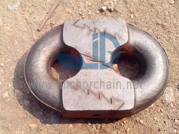 फ्लॅट सेरेटेड चेन लिंक