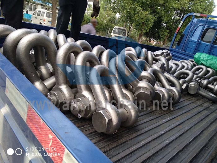 G2150 बोल्ट प्रकार चेन शॅकल्स