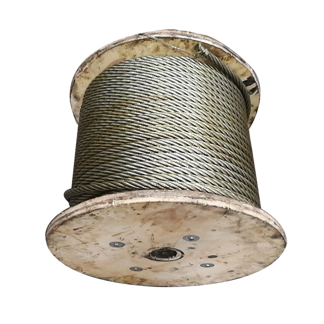 गॅल्वनाइज्ड स्टील वायर रोप 6x36WS+IWRC (6x36WS+FC)