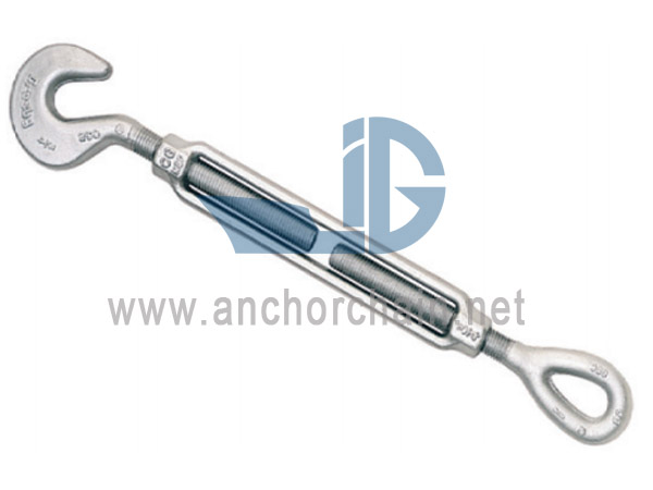 हुक आय टर्नबकल HG225 SS304 किंवा SS316