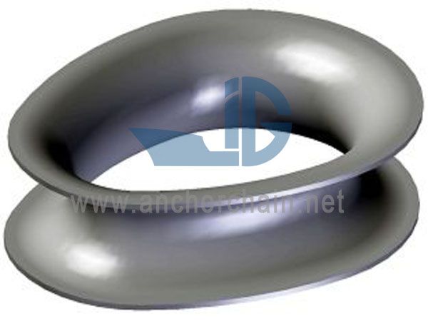 झाकलेल्या स्टील वायर दोरीसाठी JIS B 2802 Thimble B प्रकार