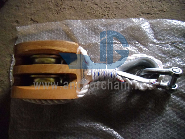 डबल व्हीलसह JIS टाइटवायर लाकडी ब्लॉक