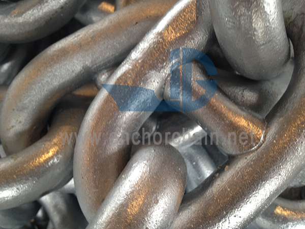 U3 76mm हॉट डिप गॅल्वनाइज्ड अँकर चेन