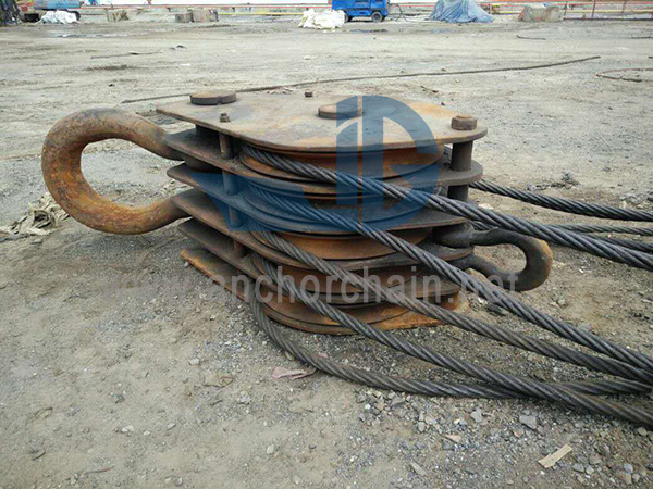 शिप-जॉसाठी ZHC मालिका 6 शेव वायर रोप ब्लॉक